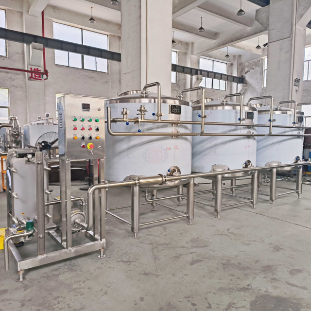 Sistema di pulizia CIP per l'industria alimentare