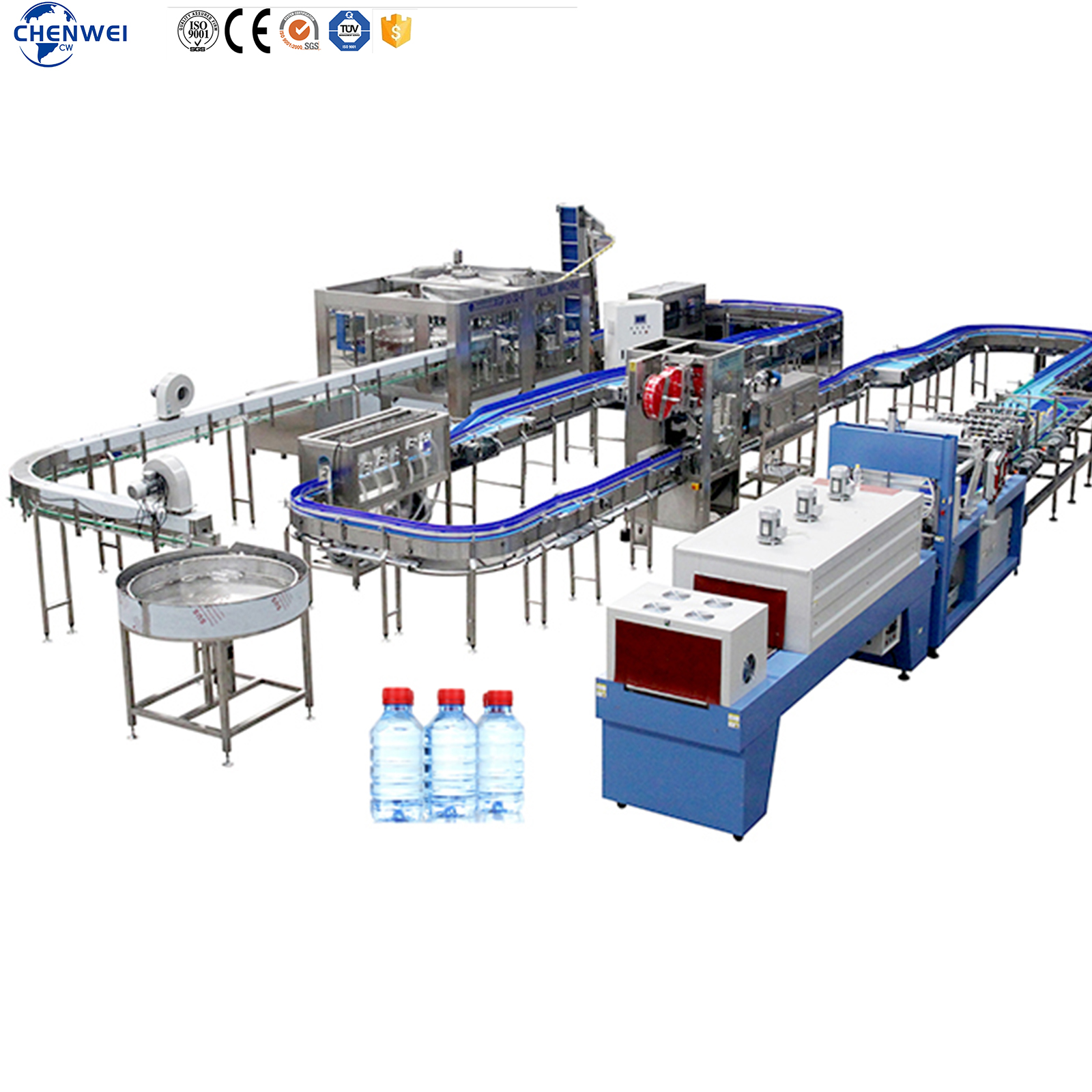 Complete Automatic Bottled Water Production Line Machine Buy drinking