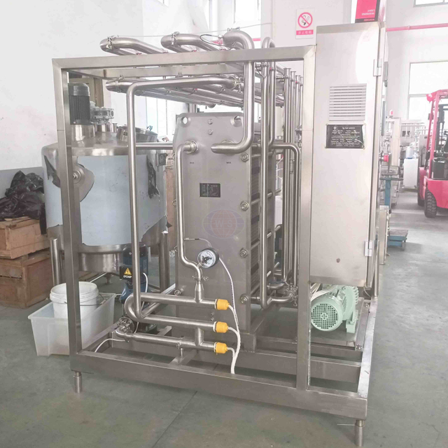 Pastorizzatore per succo di latte con controllo PLC completamente automatico